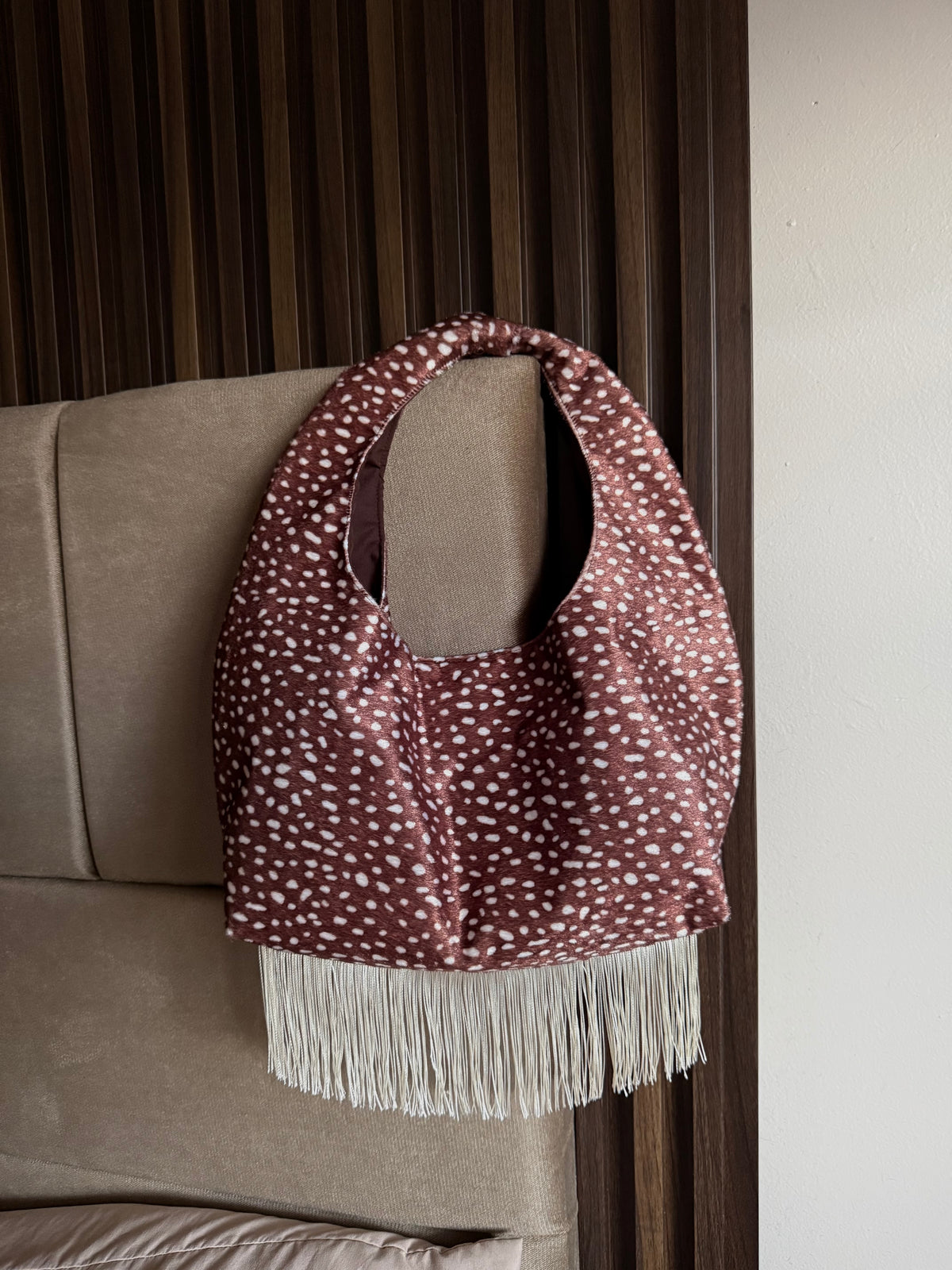 Capri Bag en tono Bambi Print
